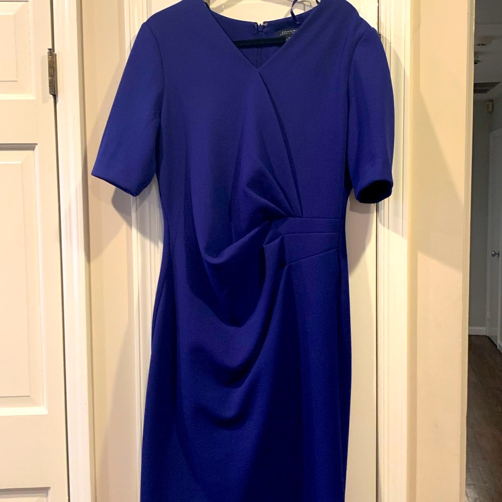 Tahari dress, beautiful purple/blue color.  Size 14.